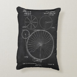 Almofada Decorativa Patente Rustic Cushions Blueprint Penny Farthing