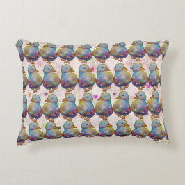 Almofada Decorativa Pato chamado Arco-íris