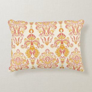 Almofada Decorativa Patten floral de safena. Clássico Barroco