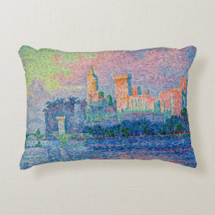 Almofada Decorativa Paul Signac - O Palácio Papal, Avignon
