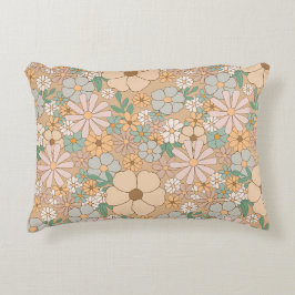 Almofada Decorativa Peach Orange Floral