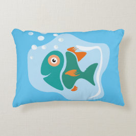 Almofada Decorativa Peixe Na moda engraçado
