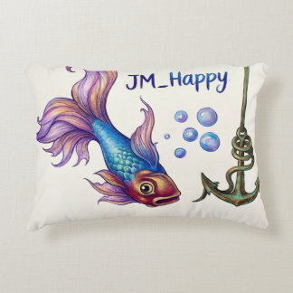 Almofada Decorativa Peixe travesseiro