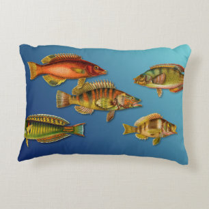 Almofada Decorativa Peixes Coloridos