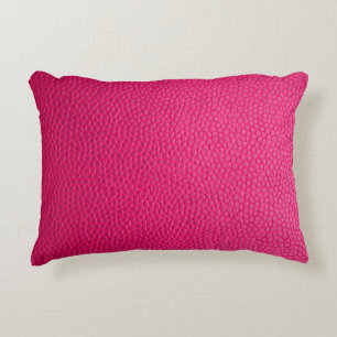 Almofada Decorativa Pele rosa de couro