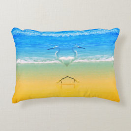 Almofada Decorativa Pelicans Love On The Beach