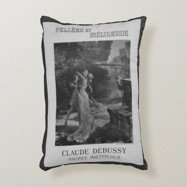 Almofada Decorativa Pelleas e Melisande Ópera, 1902 (Frente(Vertical))