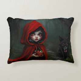 Almofada Decorativa Pequena capota vermelha