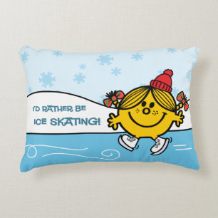 Almofada Decorativa Pequena Miss Sunshine Patinação no Gelo