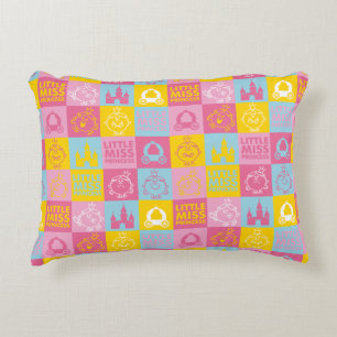 Almofada Decorativa Pequena Senhora Princesa   Padrão Pastel Bonito