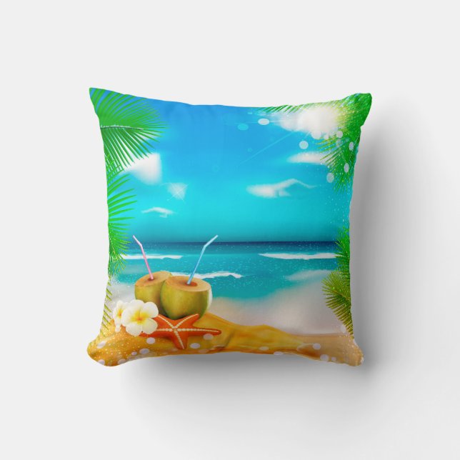 Almofada Decorativa Pequeno Paraíso (Frente)