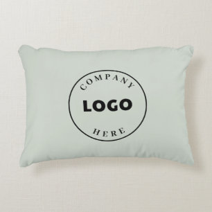 Almofada Decorativa Personalização da troca de logotipo da empresa par
