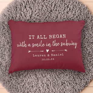 Almofada Decorativa Personalizado Onde Tudo Começou Dia de os namorad
