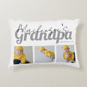 Almofada Decorativa Personalizado personalizado Avô de Foto e Texto