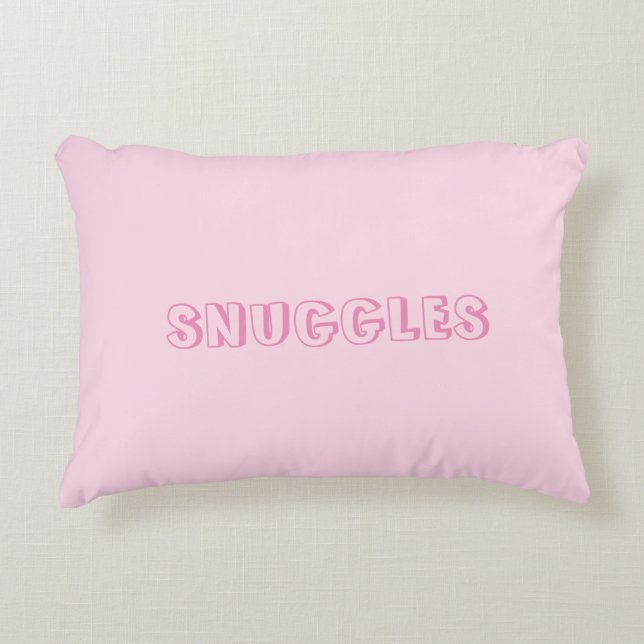 Almofada Decorativa Personalizar Rosas claro "Snuggles" (Frente)