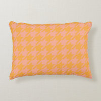 Pêssego Rosa Pinhel-Rosa Preppy Pepita Houndstooth
