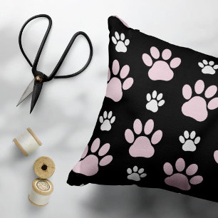 Almofada Decorativa Pestanas, Patas Rosa, Patas Cachorros, Patas Anima