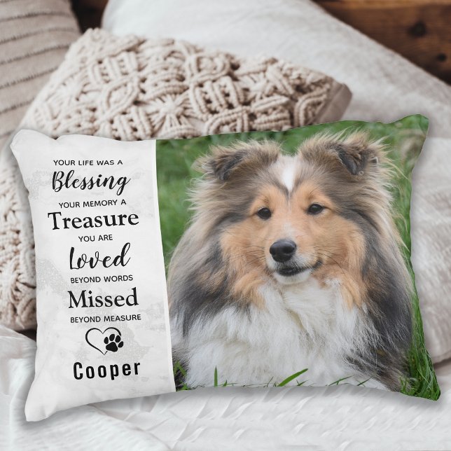 Almofada Decorativa Pet Dog Memorial Pet Losing Foto: (Criador carregado)