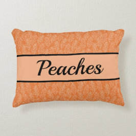 Almofada Decorativa Pet Personalizado Botânico Laranja-Cinto