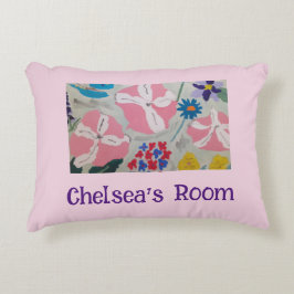 Almofada Decorativa Petunias e Flores de Verão Personalizadas