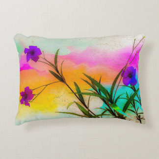 Almofada Decorativa Petúnias Mexicanas Amam a Cor