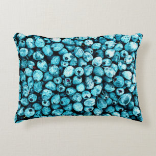 Almofada Decorativa "Pilha de Fruta de Blueberry" Foto bonita. Compre