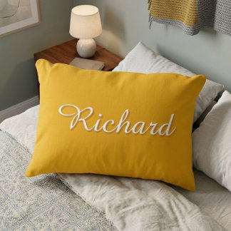 Almofada Decorativa pillow yellow solid simple