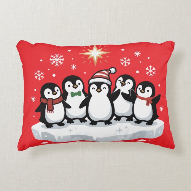 Almofada Decorativa Pinguins (Frente)