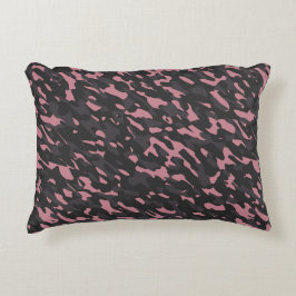 Almofada Decorativa pink and gray camo abstract