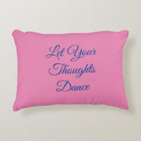 Pink Blue Dance Inspirational Word Cote Girly