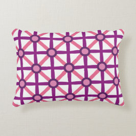 Almofada Decorativa Pink Funky e Padrão Roxo