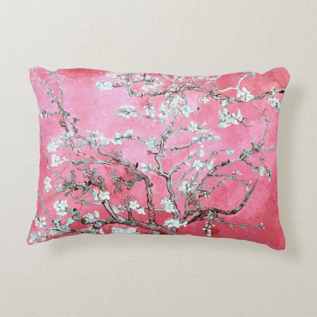 Almofada Decorativa Pink Van Gogh Almond Blossoms (Verso)