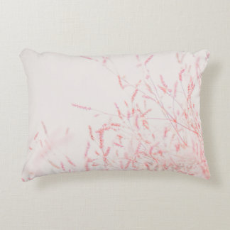 ALMOFADA DECORATIVA PINTURA DE ABSTRATO VERMELHO E BRANCO