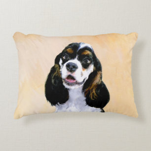 Almofada Decorativa Pintura De Cocker Spaniel (Participante) - Arte De