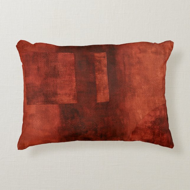 Almofada Decorativa Pintura de Crimes Profundos com Formas Geométricas (Frente)