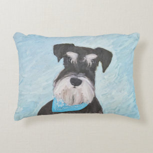 Almofada Decorativa Pintura de Schnauzer (Miniatura) - Cachorro Origin