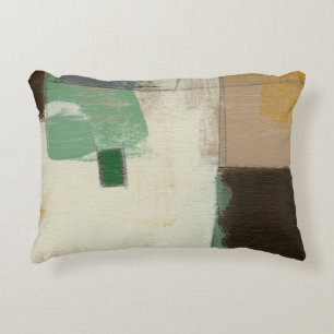 Almofada Decorativa Pintura Expressionista com Traços Pesados de Pinc