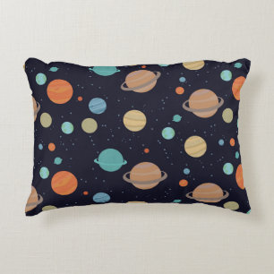 Almofada Decorativa Planetas, estrelas, galáxia