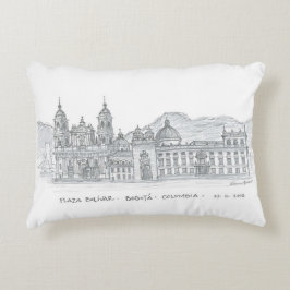 Almofada Decorativa Plaza Bolívar, Bogotá, Colômbia