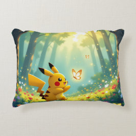 Almofada Decorativa Pokémon und seine Treue Freunde
