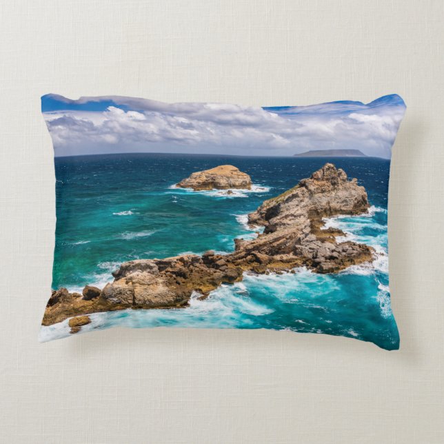 Almofada Decorativa Ponta de Chateaux, Grande-Terre, Guadalupe #2 (Verso)