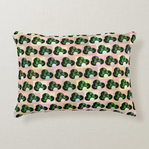 Almofada Decorativa Pop de Arte Verde,