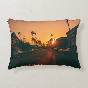 Almofada Decorativa Pôr do sol ao longo do horizonte