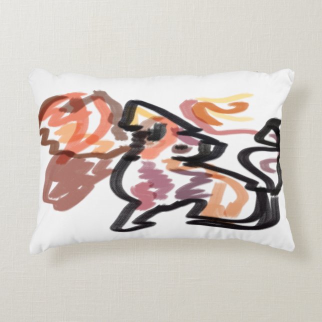 Almofada Decorativa pôr do sol Wolf Autumn (Frente)