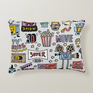 Almofada Decorativa Porodles da série TV: Engraçado Vintage Set.