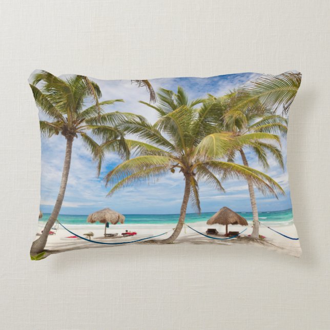 Almofada Decorativa Praia das férias (Frente)
