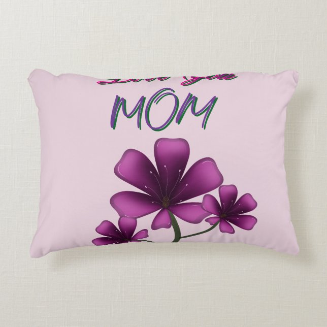 Almofada Decorativa Presente floral personalizado e feito sob medida p (Frente)