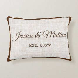 Almofada Decorativa Presente Personalizado de Aniversário de Casamento