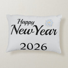 Almofada Decorativa Presente Personalizado de Ano Novo Feliz