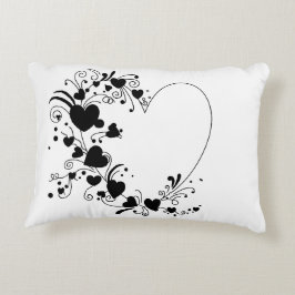 Almofada Decorativa Preto e branco clássico